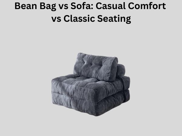 Bean Bag vs Sofa: Casual Comfort vs Classic Seating