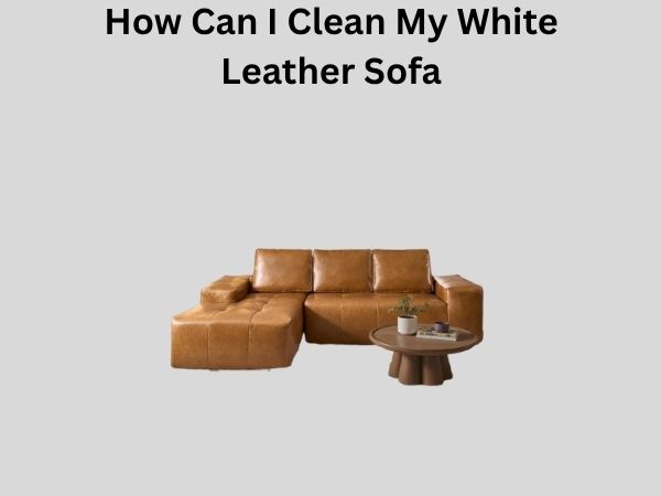 How Can I Clean My White Leather Sofa