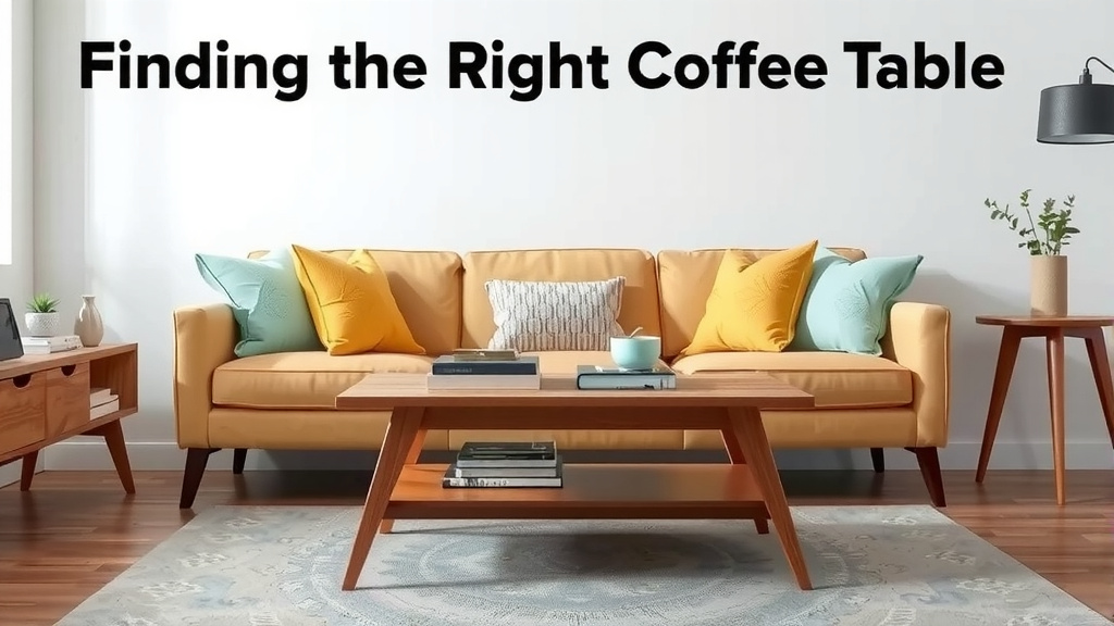 Finding the Right Coffee Table Height for Your Sofa
