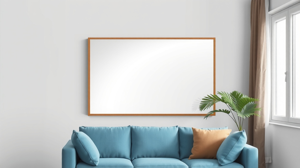Finding the Perfect Mirror Height Above Your Sofa