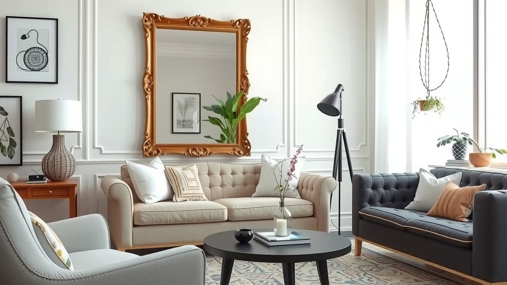 Finding the Right Mirror Height for Your Sofa