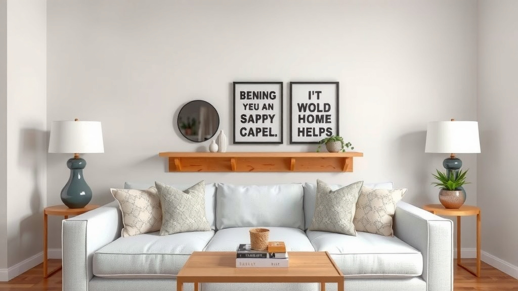 Finding the Sweet Spot: Picture Ledge Height Above Your Sofa