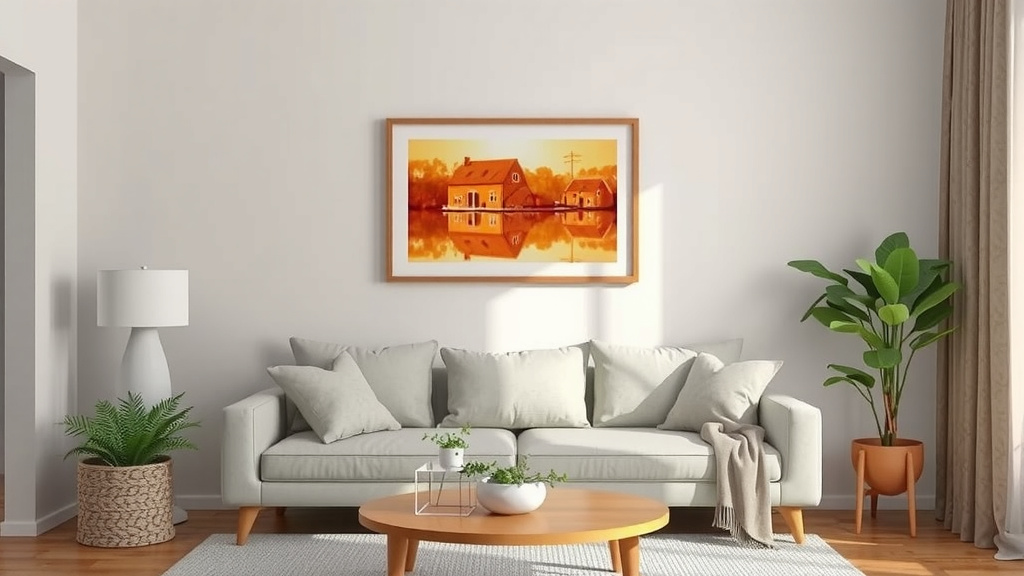 Finding the Perfect Art Height Above Your Sofa
