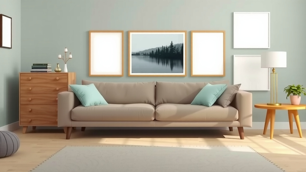 Figuring Out the Right Art Size for Your Sofa