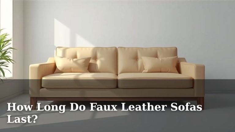 How Long Do Faux Leather Sofas Last?
