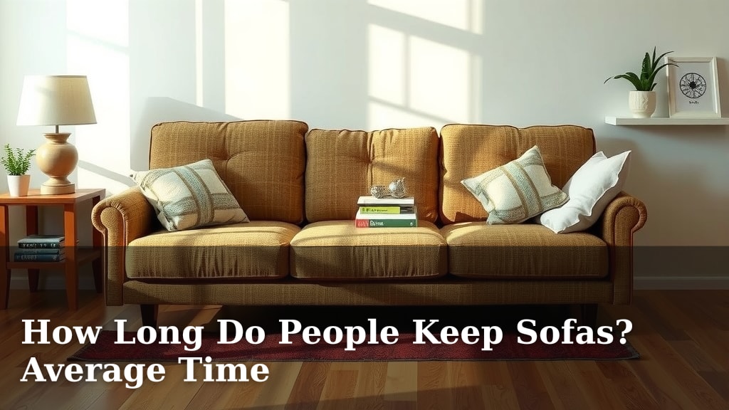 How Long Do People Keep Sofas? Average Time
