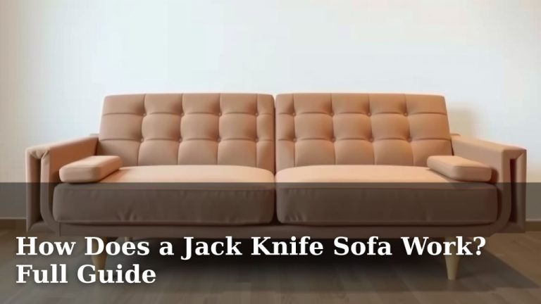 How Does a Jack Knife Sofa Work? Full Guide