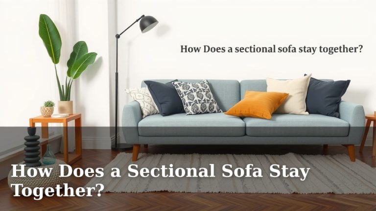 How Does a Sectional Sofa Stay Together?