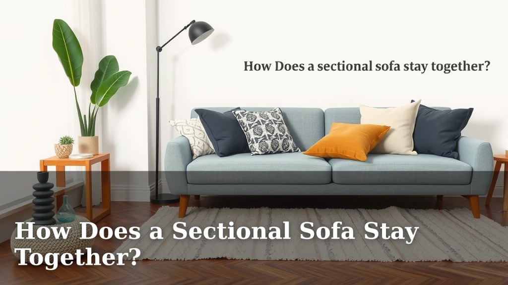 How Does a Sectional Sofa Stay Together?