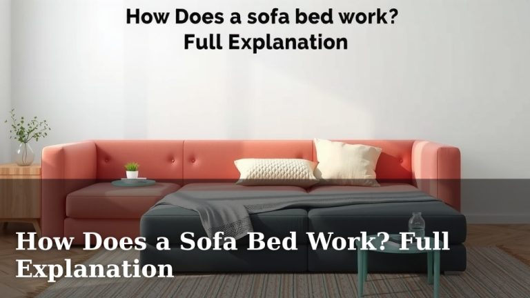 How Does a Sofa Bed Work? Full Explanation
