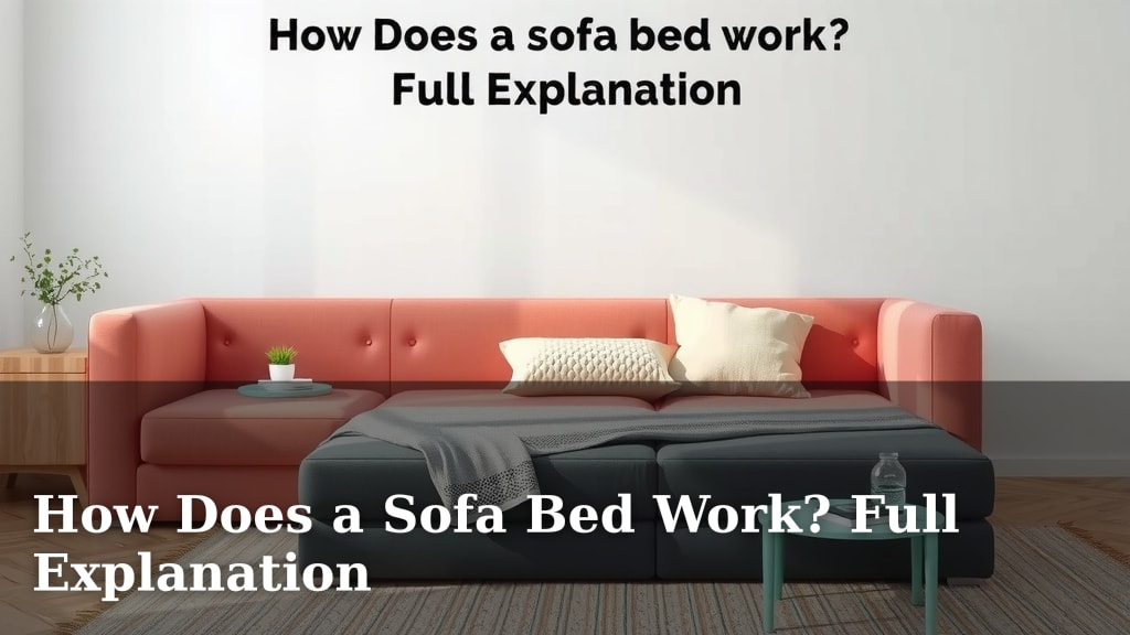 How Does a Sofa Bed Work? Full Explanation