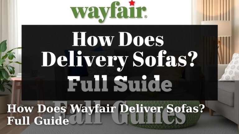 How Does Wayfair Deliver Sofas? Full Guide
