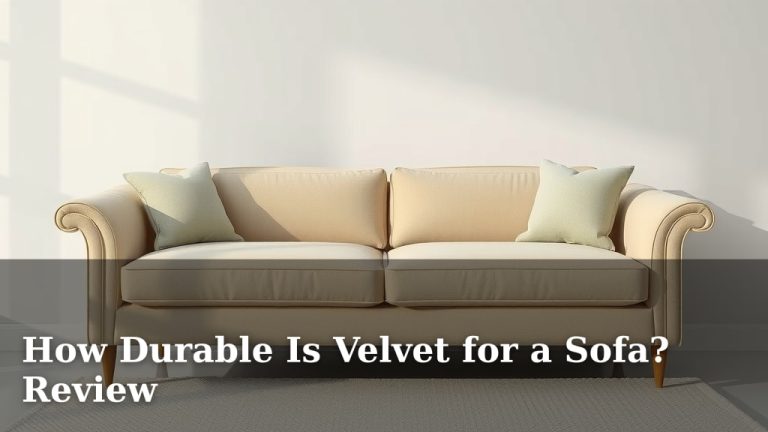 How Durable Is Velvet for a Sofa? Review