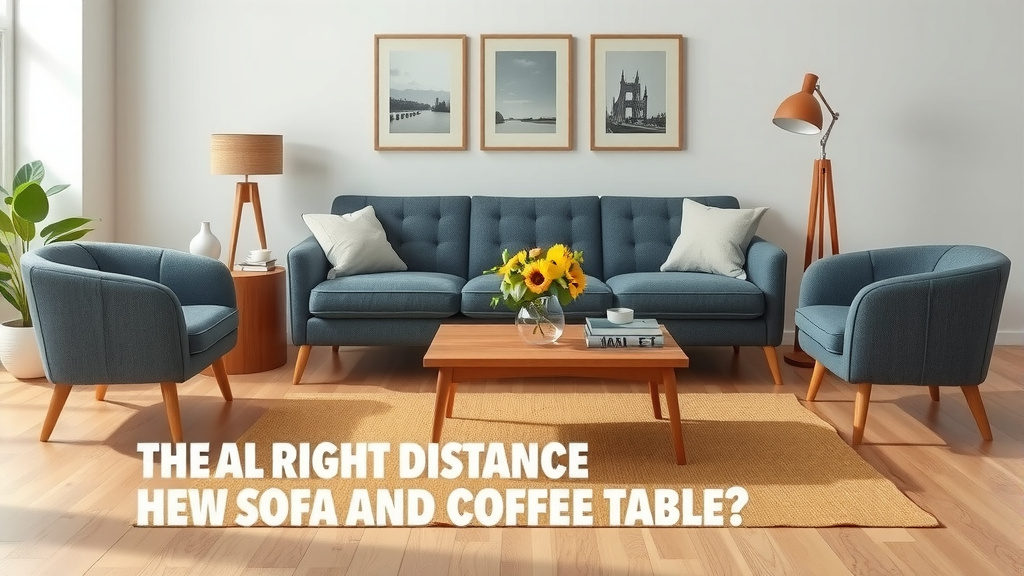 Finding the Right Distance Between Your Sofa and Coffee Table