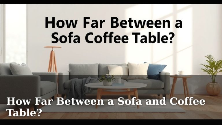 How Far Between a Sofa and Coffee Table?