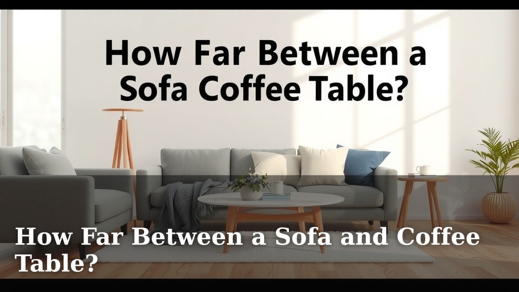 How Far Between a Sofa and Coffee Table?