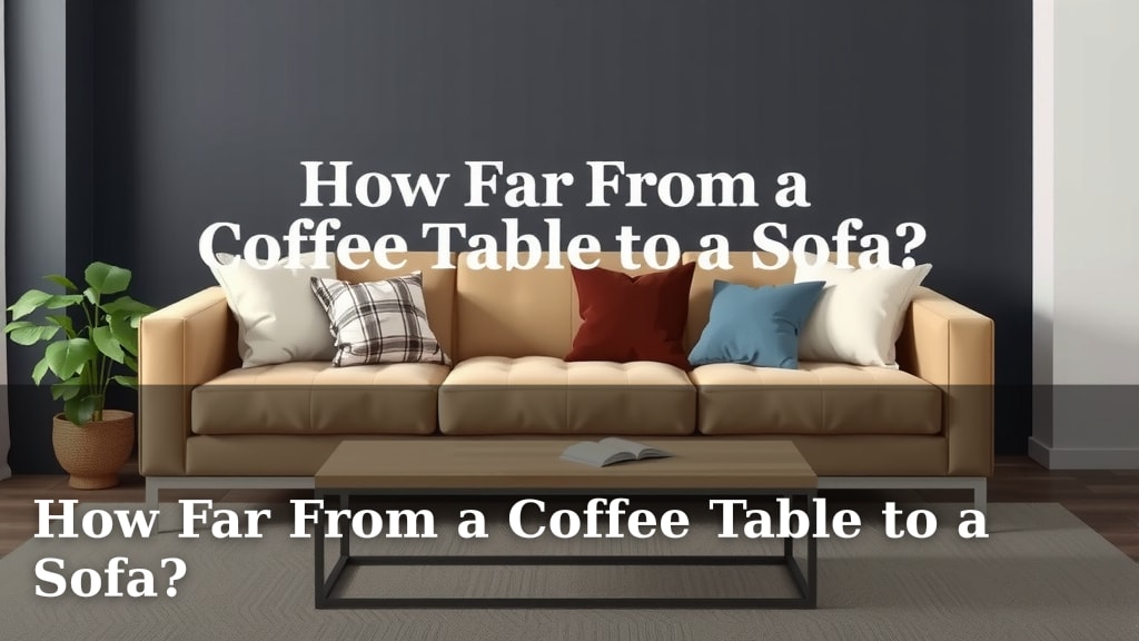 How Far From a Coffee Table to a Sofa?