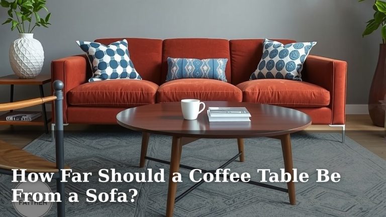 How Far Should a Coffee Table Be From a Sofa?