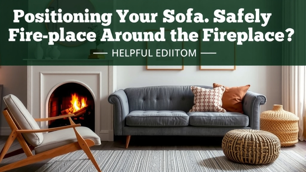 Positioning Your Sofa Safely Around the Fireplace