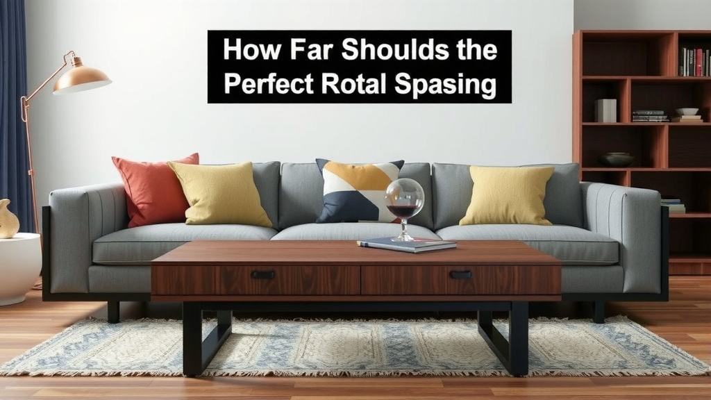 Finding the Perfect Coffee Table Spacing for Your Living Room