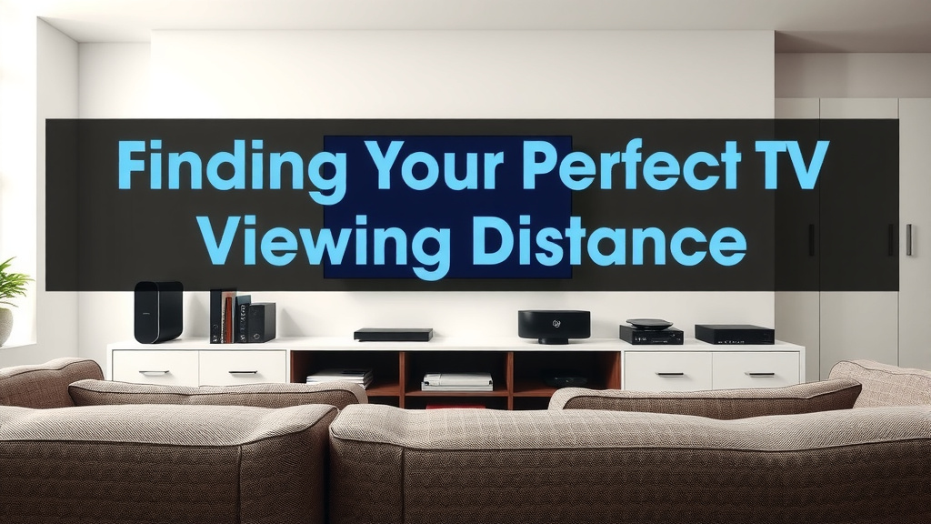 Finding Your Perfect TV Viewing Distance