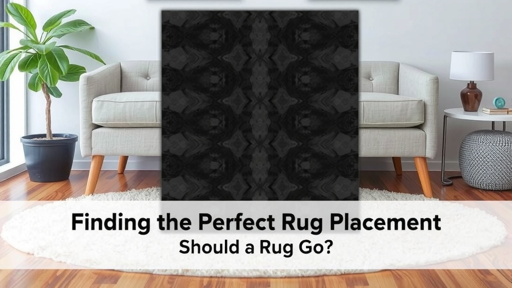 Finding the Perfect Rug Placement Under Your Sofa
