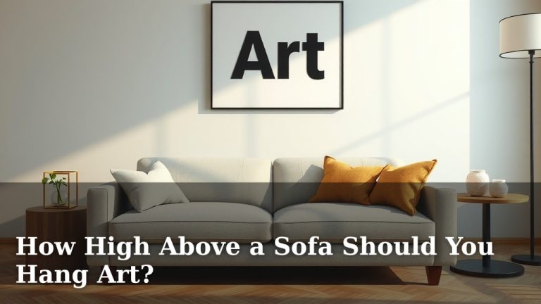 How High Above a Sofa Should You Hang Art?