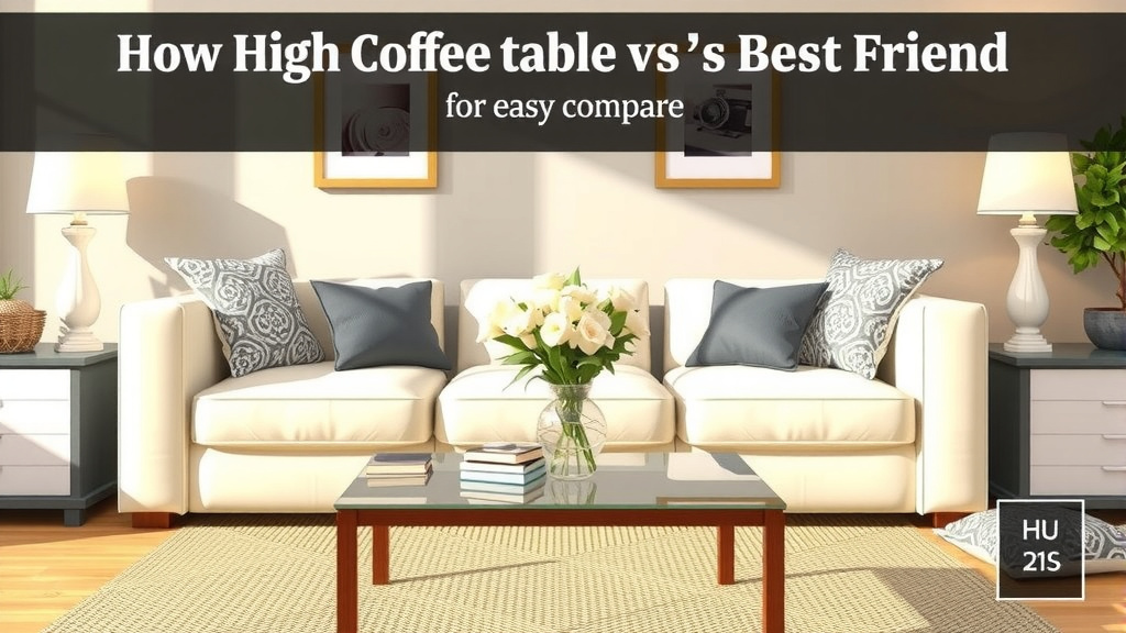 Coffee Table Height: Your Living Room's Best Friend