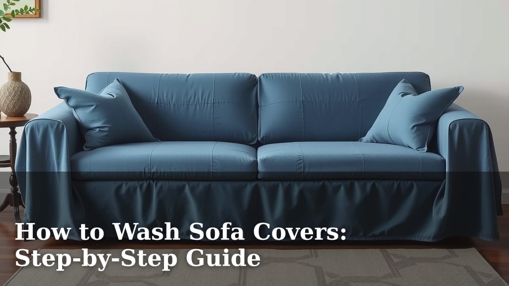 How to Wash Sofa Covers: Step-by-Step Guide