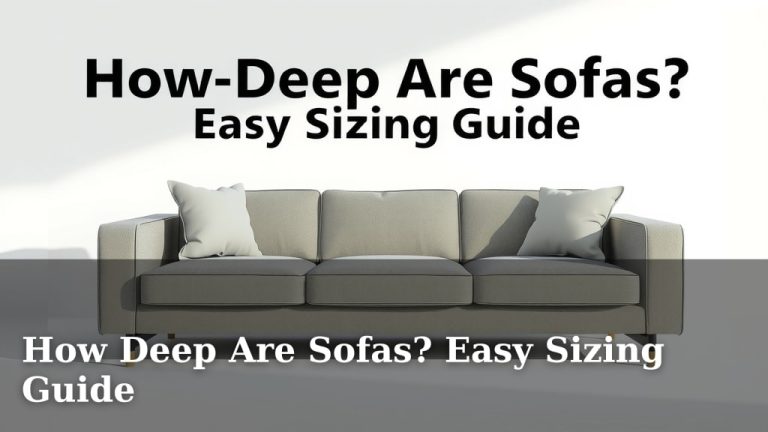 How Deep Are Sofas? Easy Sizing Guide