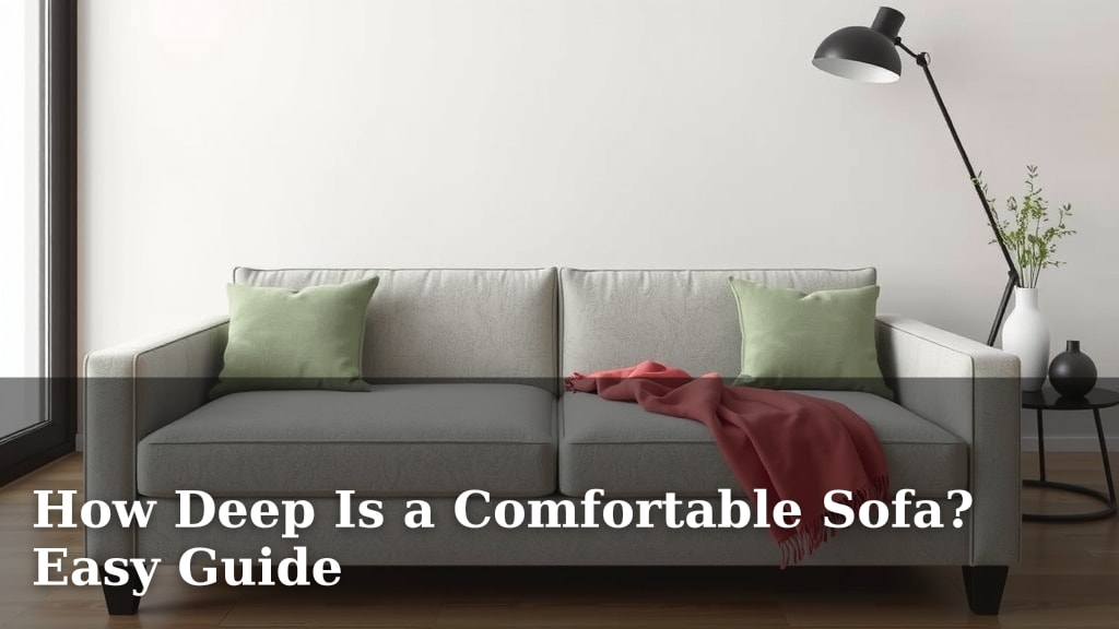 How Deep Is a Comfortable Sofa? Easy Guide