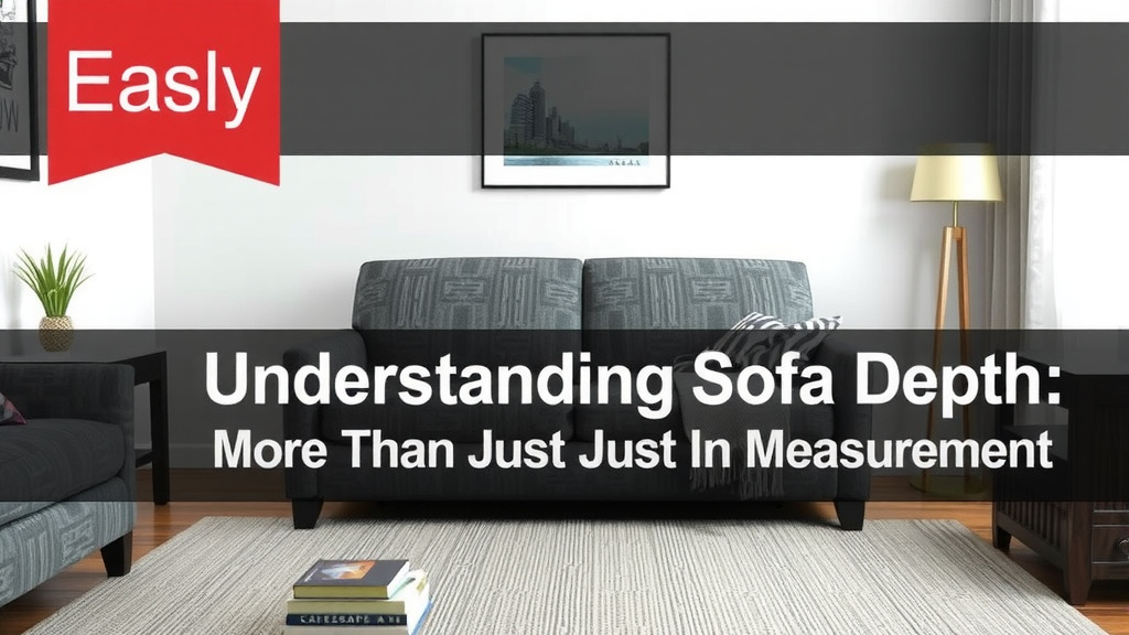 Understanding Sofa Depth: More Than Just a Measurement