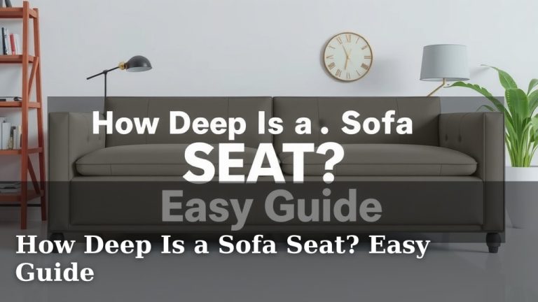 How Deep Is a Sofa Seat? Easy Guide