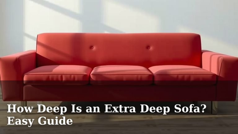 How Deep Is an Extra Deep Sofa? Easy Guide