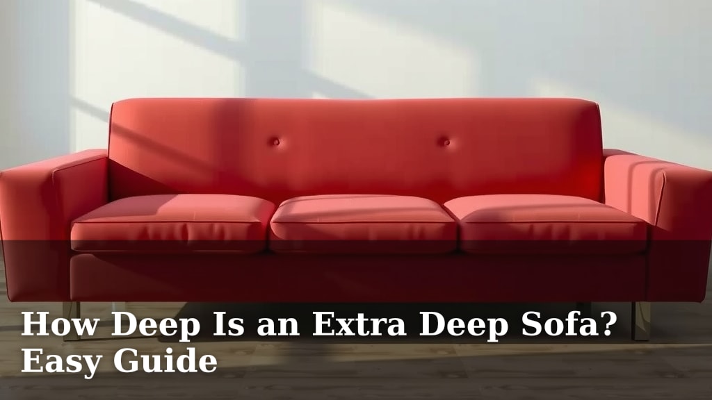 How Deep Is an Extra Deep Sofa? Easy Guide