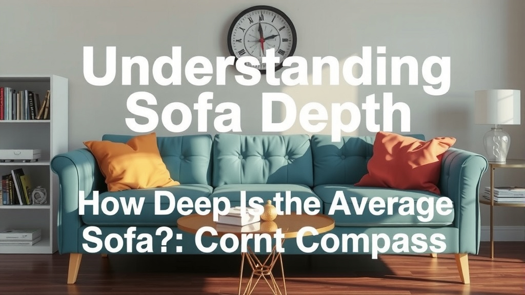 Understanding Sofa Depth: Your Comfort Compass