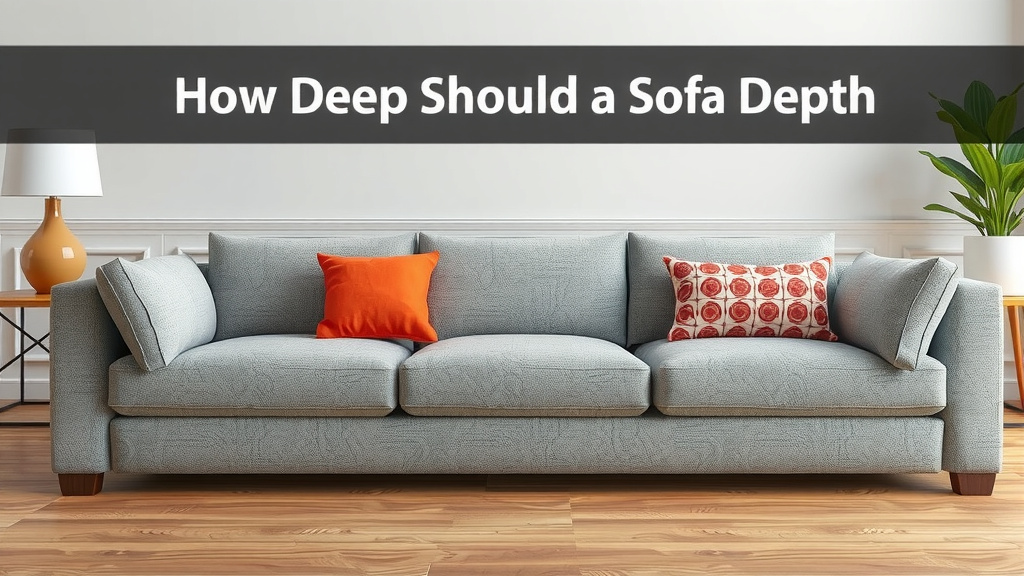 Finding Your Ideal Sofa Depth