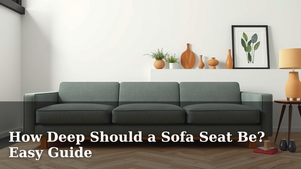 How Deep Should a Sofa Seat Be? Easy Guide