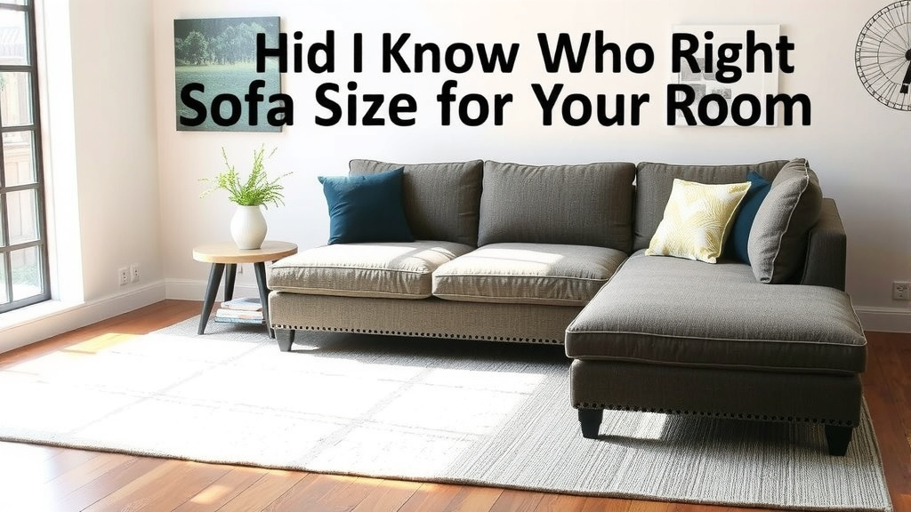Finding the Right Sofa Size for Your Room