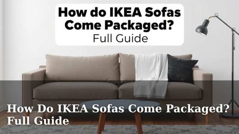 How Do IKEA Sofas Come Packaged? Full Guide