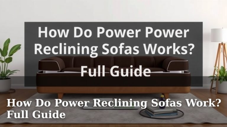 How Do Power Reclining Sofas Work? Full Guide
