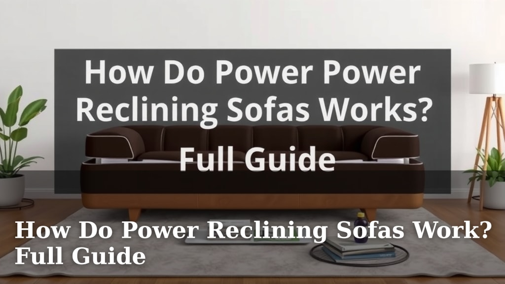 How Do Power Reclining Sofas Work? Full Guide