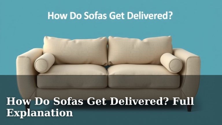 How Do Sofas Get Delivered? Full Explanation