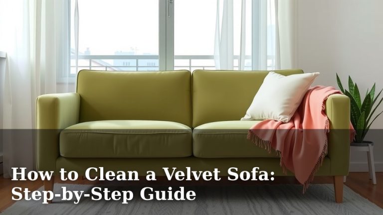 How to Clean a Velvet Sofa: Step-by-Step Guide