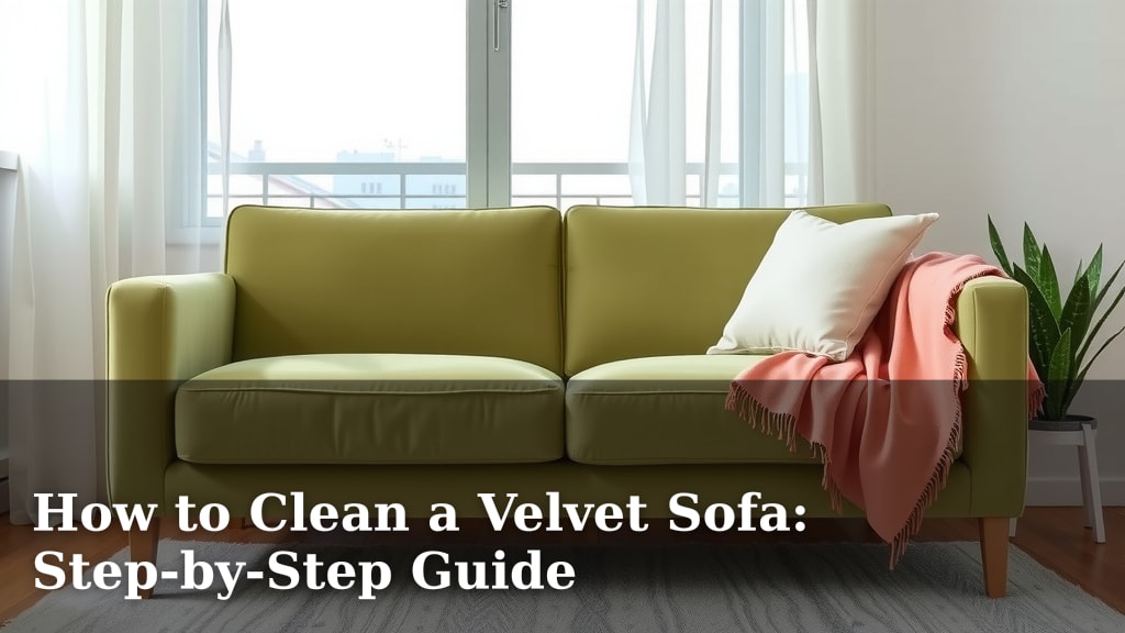 How to Clean a Velvet Sofa: Step-by-Step Guide