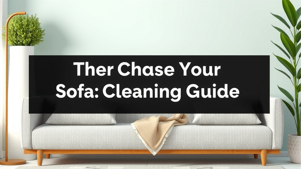 Your Ultimate Sofa Cleaning Guide