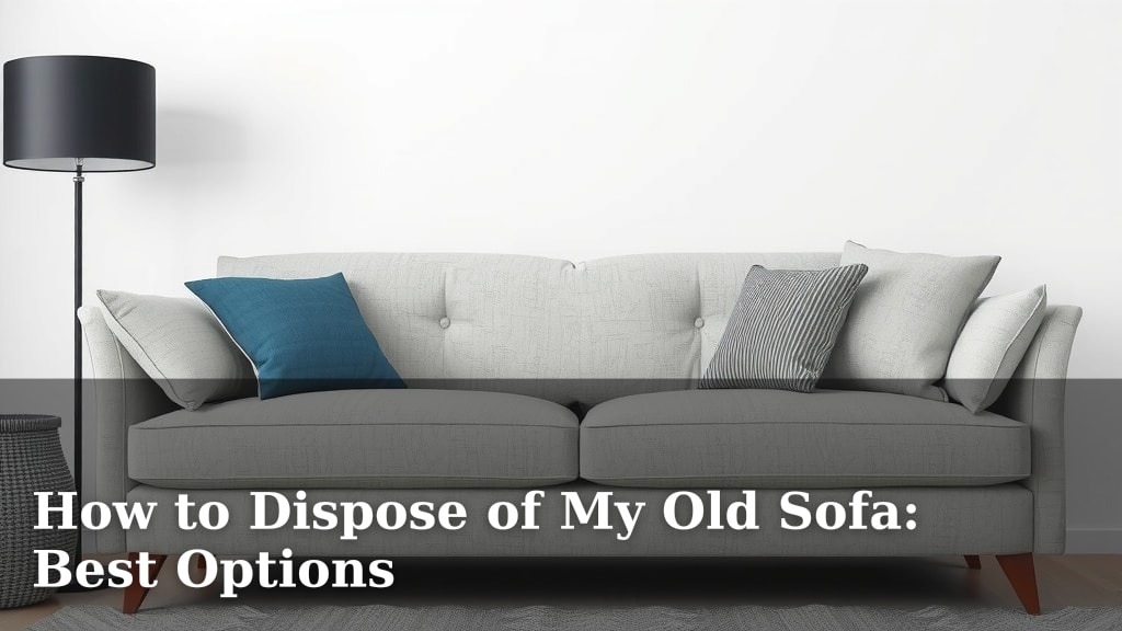 How to Dispose of My Old Sofa: Best Options