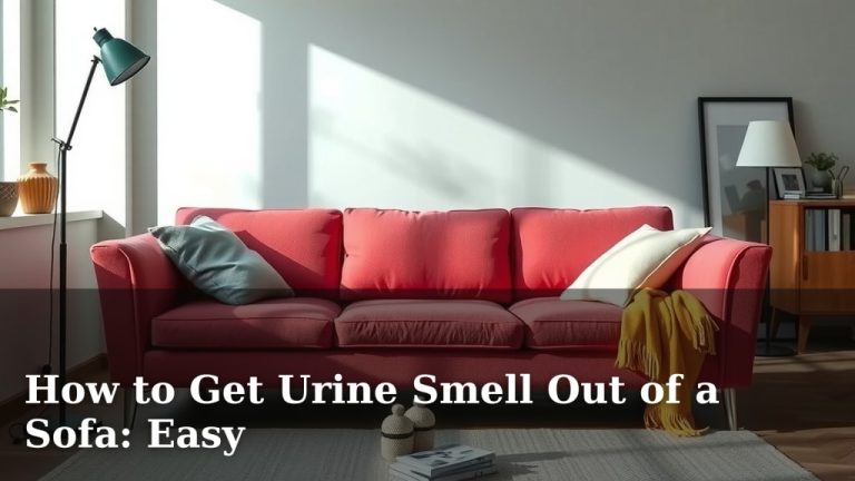 How to Get Urine Smell Out of a Sofa: Easy