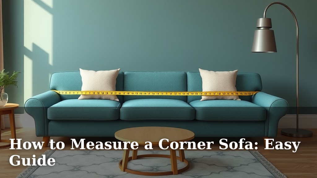How to Measure a Corner Sofa: Easy Guide