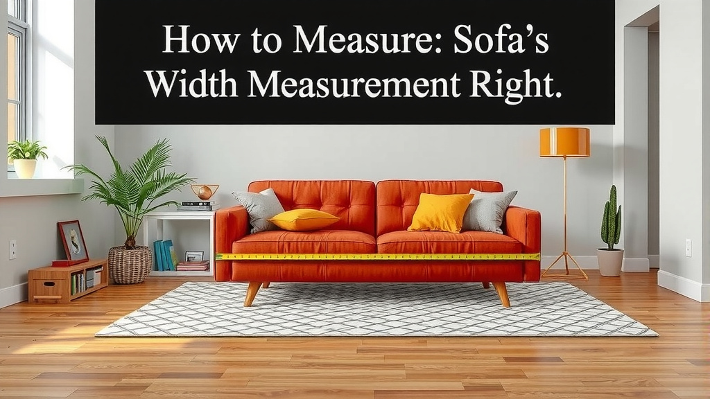 Getting Your Sofa's Width Measurement Right